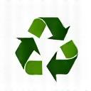 Ikon av et resirkuleringssymbol
